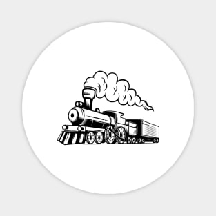 Steam Train Railway Locomotive Magnet